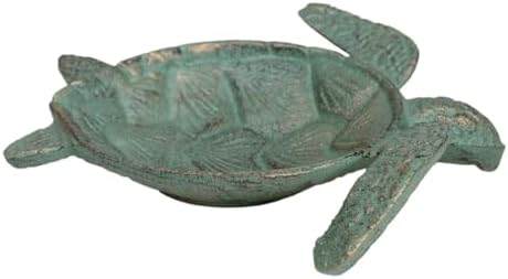 Stunning Cast Iron Sea Turtle Dish