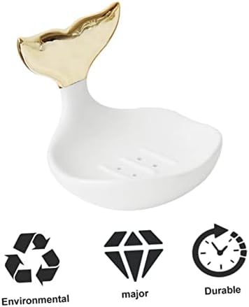 Healifty Modern Stylish Shaped Soap Holder for Bathroom Organization