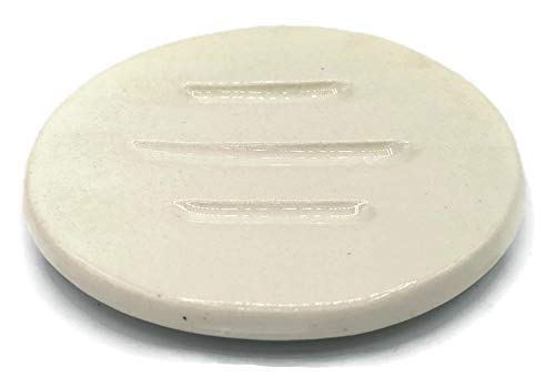 Handmade Multi-Layer Ceramic White Bar Soap Dish