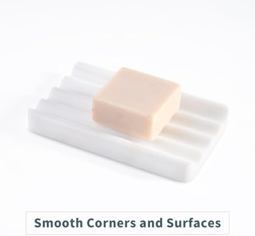 Marble Soap Dish African-Inspired Bar Kitchen Soap Holder