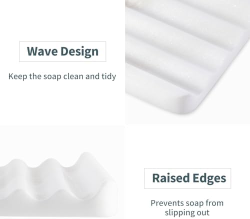 Marble Soap Dish African-Inspired Bar Kitchen Soap Holder