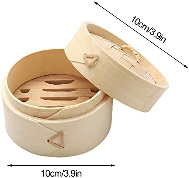 Eco-Friendly Bamboo Steamer Double-Handle Soaps Dispenser