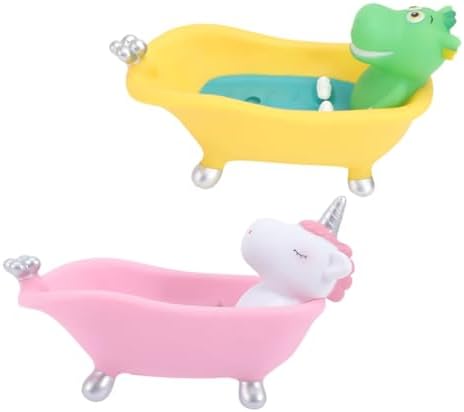 2pc Cute Cartoon Animal Soap Holder