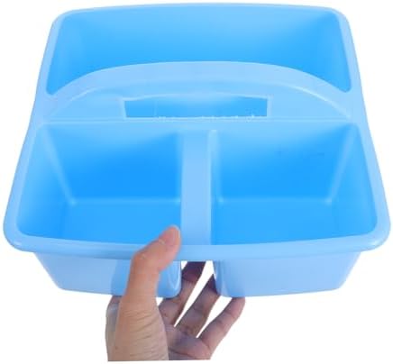 STOBOK Portable Office Organizer Caddy With Handle and Compartmentalization