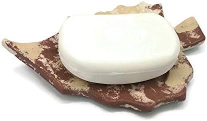 Handmade Brown Leaf Ceramic Soap Dish for Bar Soap AutumnSoapHolder