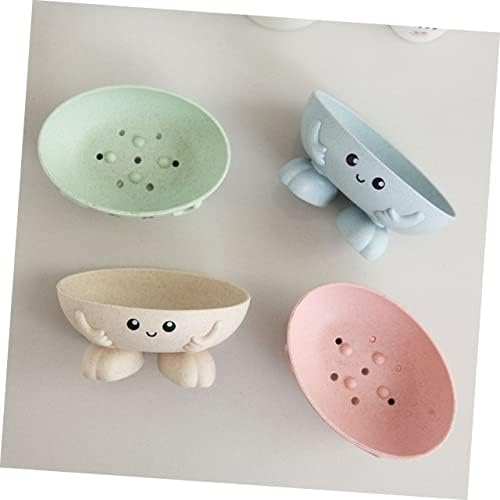 2-Piece Cartoon Self-Draining Soap Holder Tray