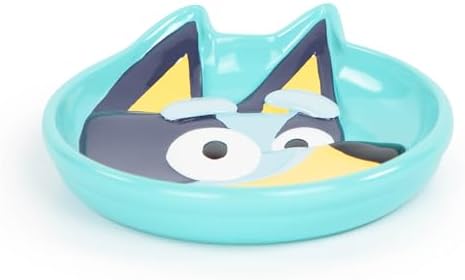 Jay Franco Playful Blue Resin Kids Bathroom Soap Dish
