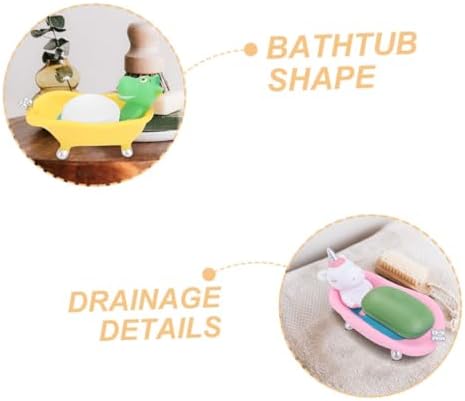 Cute Cartoon Dinosaur Soap Holder for Kids