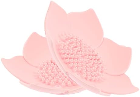 Floral Silicone Soap Holder 2-Piece Set