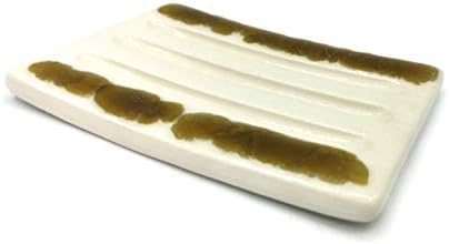 Handmade White Bar Soap Dish