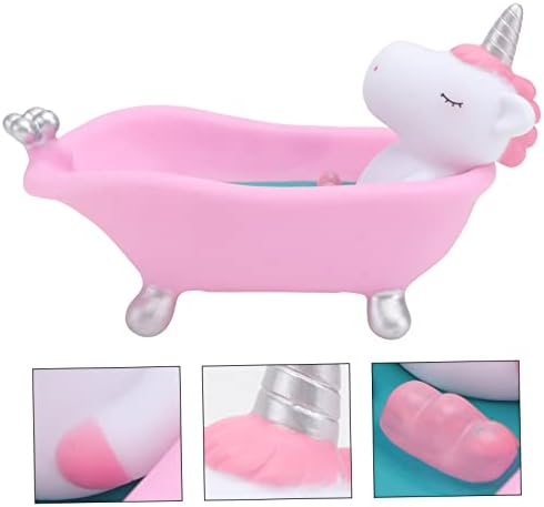 IMIKEYA Unicorn Soap Holder Bathtub Dish for Kids