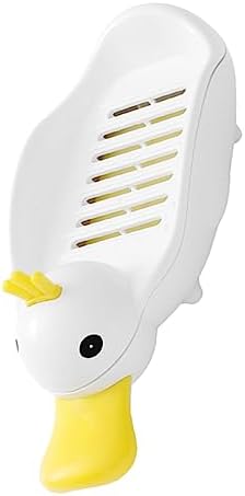 GLEAVI Cute Duck Shape Self-Draining Soap Dish