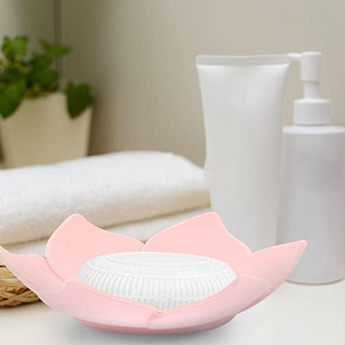 Elegant Flower Shaped Soap Holder Pink