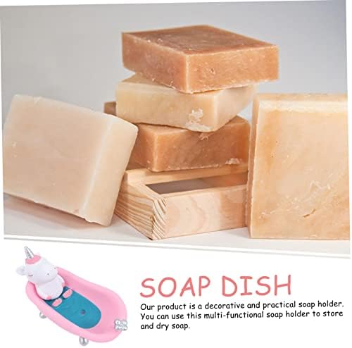 Garneck Decorative Unicorn Soap Dish for Bathroom
