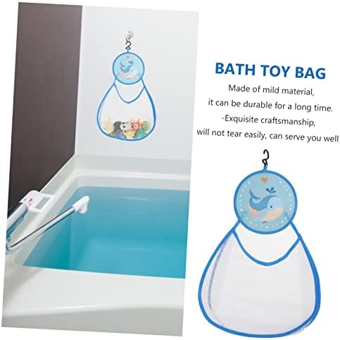 Cabilock Hanging Bath Organizer Mesh Storage for Kids
