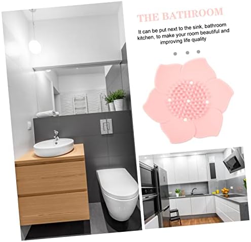Flower-Shape Silicone Soap Dish Holder for Home Kitchen