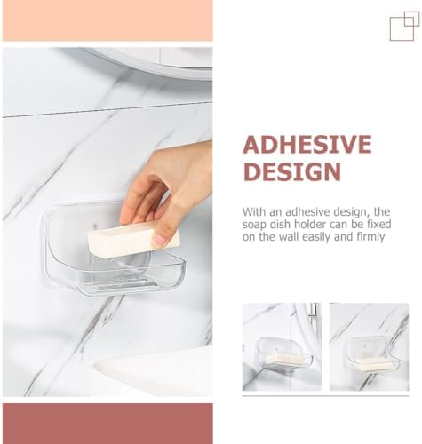 Victorasky Acrylic Wall-Mounted Bathroom Soap Dish