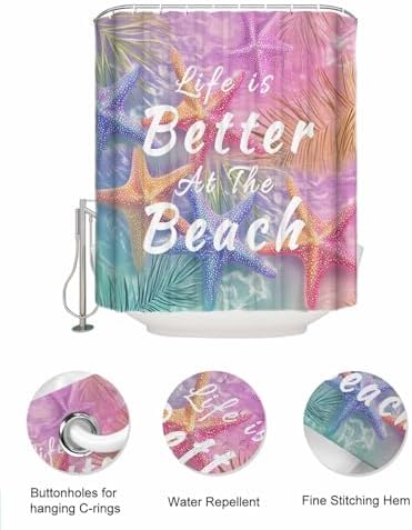 ZFUNCING Summer-Marine Mesh Shower Organizer Set