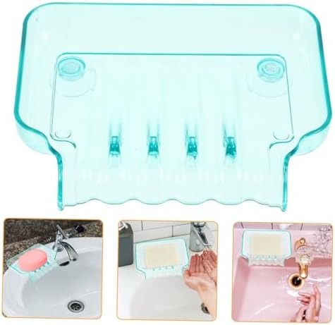 Suction Cup Neoprene Soap Basket - Large NeopreneDrink Holder for Bathroom Kitchen