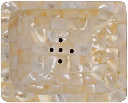 Square Mother of Pearl Soap Holder