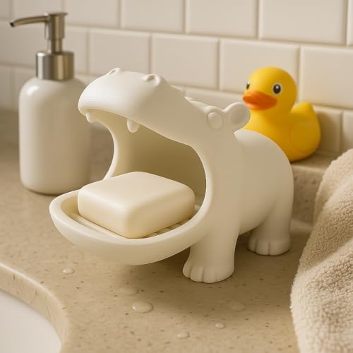 Joyful Animal Friends Hippo Snack Soap Dish
