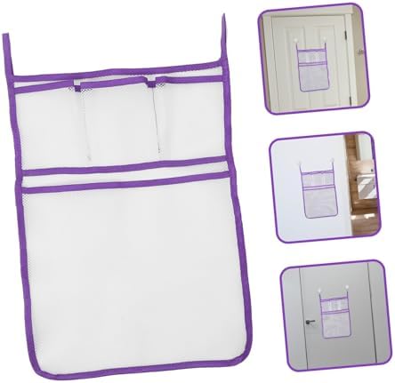 Bathroom Hanging Mesh Bag Durable Organizer for Showers Toiletries