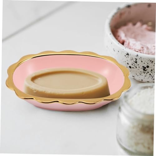 Zerodeko Ceramic Soap Dish Luxury with Elegant Design for Home Kitchen