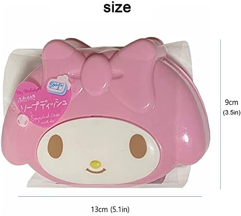 My Melody Design Cute Pink Travel Soap Case
