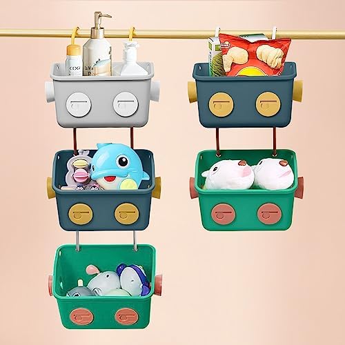 Robotic Bath Toy Organizer 6-Pack
