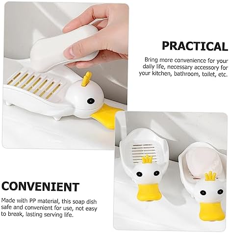 MUCKLILY Cute Cartoon Duck Soap Holder