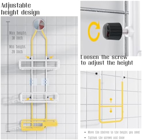 Skyapex Shower Caddy Hanging Organizer for Bathroom
