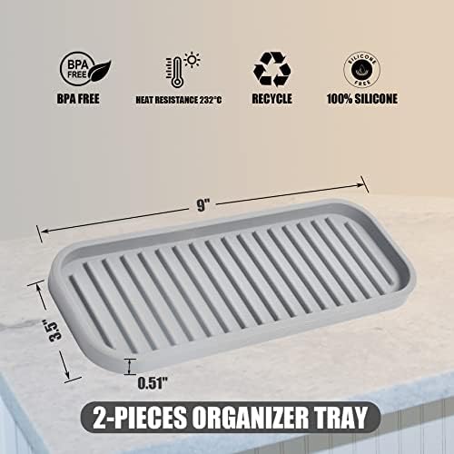Mofason Silicone Soap Organizer Sink caddy