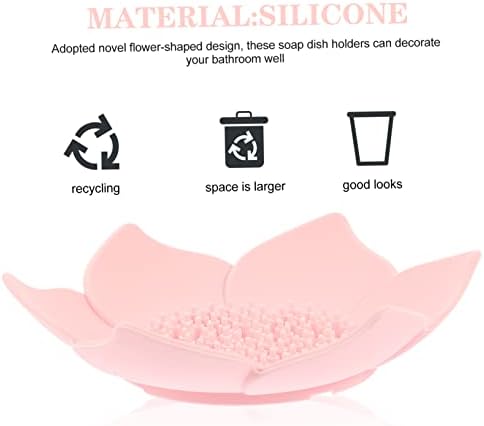 Floral Silicone Bath Dispenser Organizer