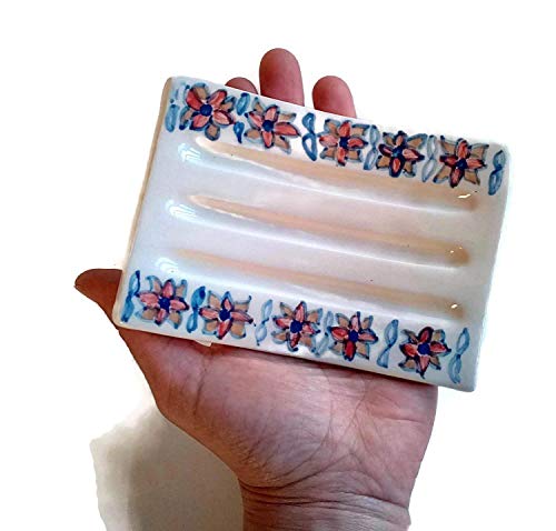 Handmade Floral Soap Dish