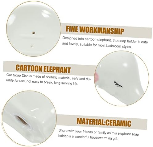 Adorable Ceramic Elephant Soap Dish