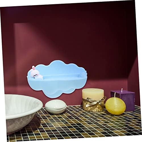 Modern Wall-Mounted Soap Holder No Drilling Easy to Clean - Bathroom Kitchen