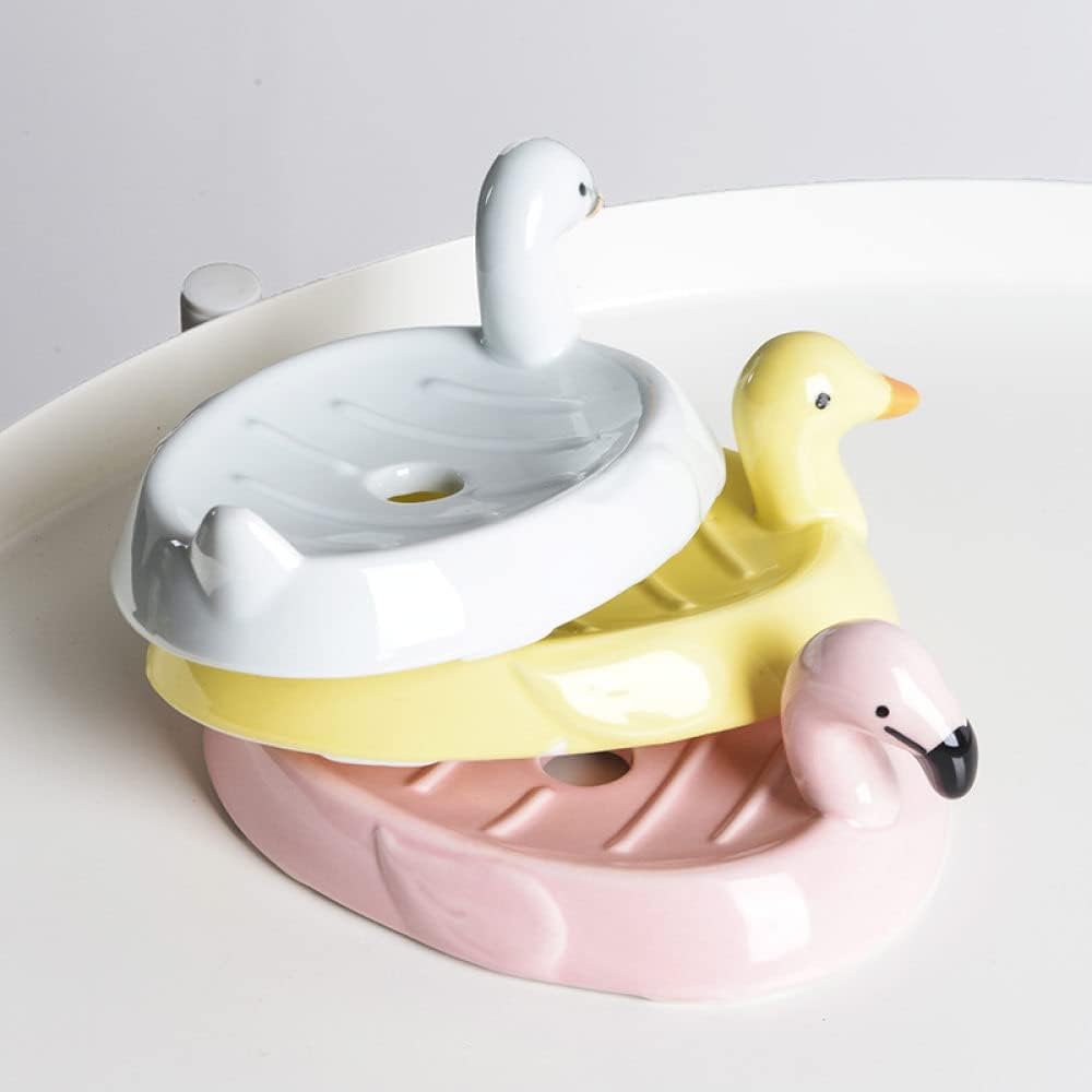 CECEKELE Cartoon Soap Dish for Kids Bathroom