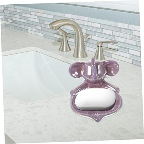 HoliBANNA - Stylish Ceramic Elephant Soap Holder for Boys and Girls