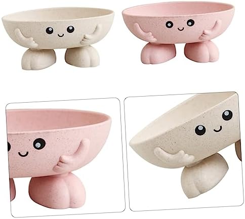 PreciouS 2-Piece Cartoon ontroller Soap Disk Home Kitchen Bersh Banchess