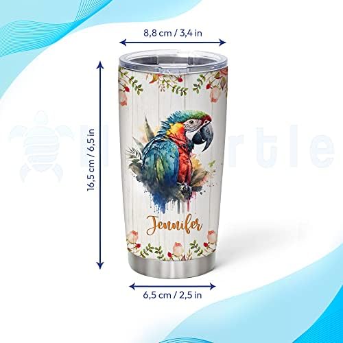 Personalized Macaw Lovers Stainless Steel Tumbler