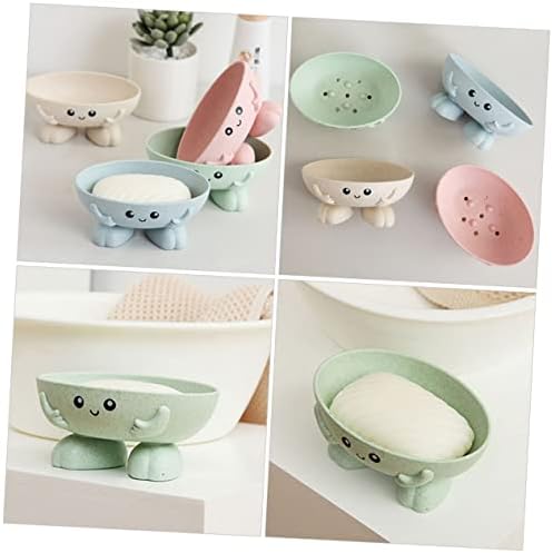 Elegant 2-Pack Compact Design for Bathroom Kitchen Soap Dishes