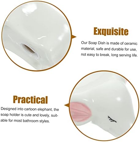 Adorable Ceramic Elephant Soap Dish