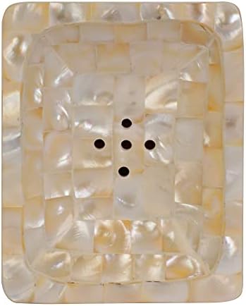 Square Mother of Pearl Soap Holder