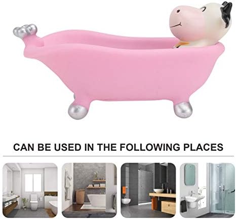 Kids Cartoon Soap Holder Bath Tray for Bathroom Counter