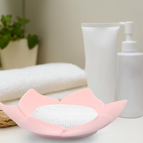 Floral Silicone Soap Holder with draining feature