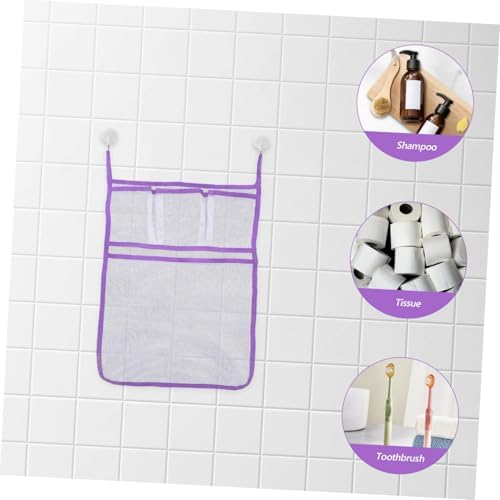 Bathroom Hanging Mesh Bag Durable Organizer for Showers Toiletries
