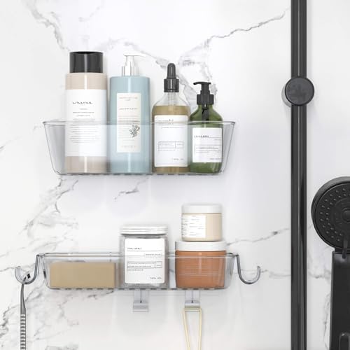 Rustproof Showers Caddy with Razor and Organizer
