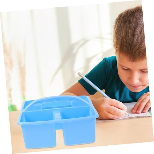 STOBOK Portable Office Organizer Caddy With Handle and Compartmentalization