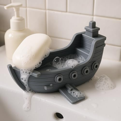 Suds Ahoy Pirate Ship Soap Dish