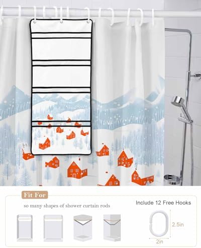 ZFUNCING Mesh Shower Organizer Set